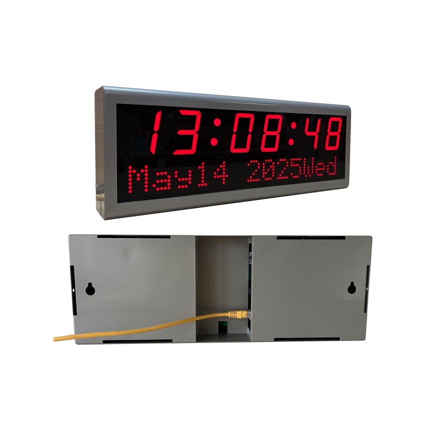 Network Synchronized Poe Clocks