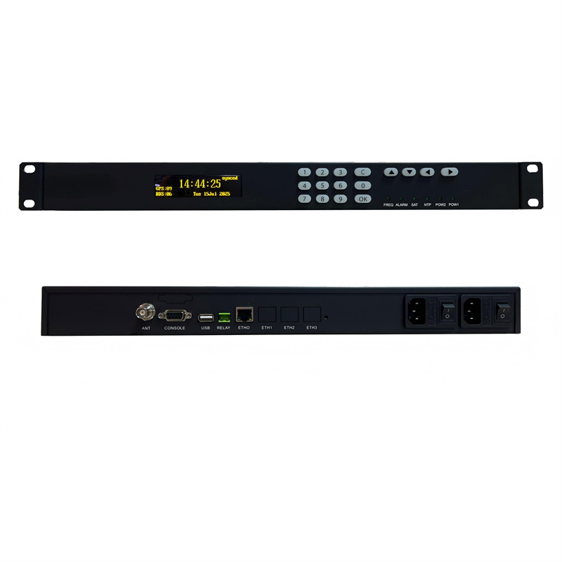 High Precision GPS BeiDou Network Tme Protocol NTP server with 1 LAN Port