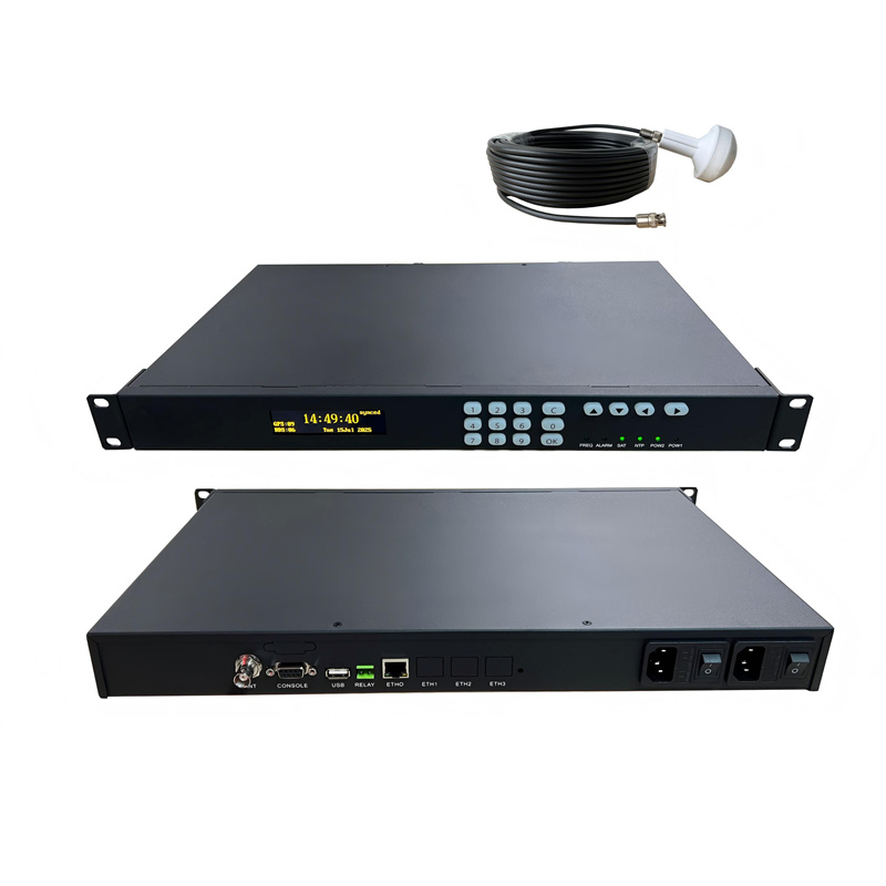 High Precision GPS BeiDou Network Tme Protocol NTP server with 1 LAN Port